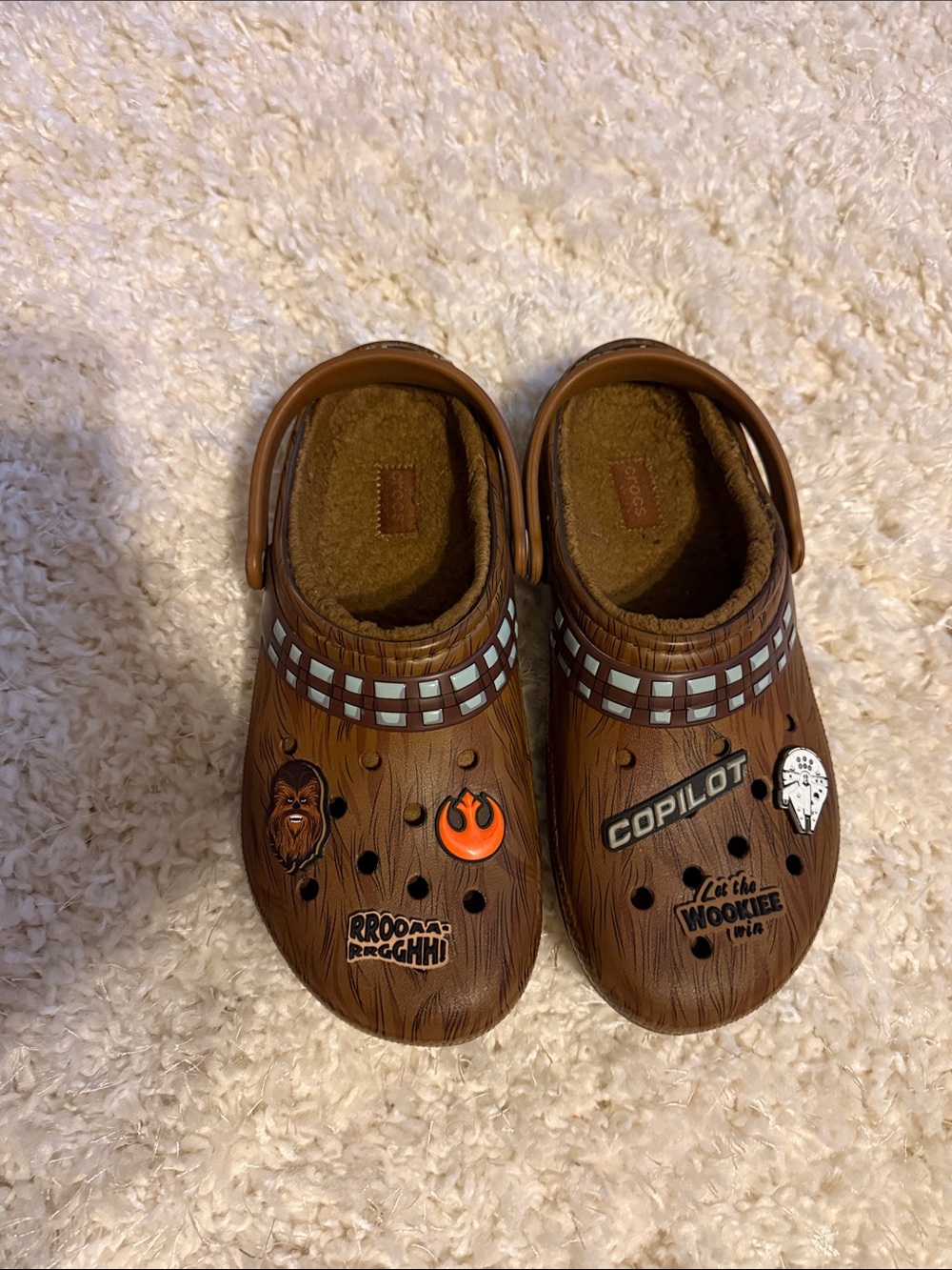 CROCS STAR WARS CHEWBACCA Clogs with fur lining
